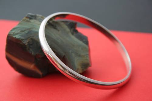 Lovely Sterling Silver Bangle full size image