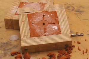 air vents on all sides of casting imprint