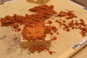 finished packing the delft clay