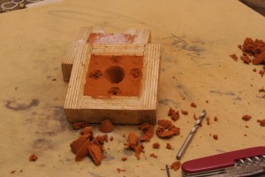 finished pouring sprue